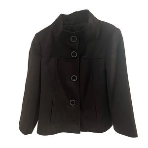 Gerry Weber wool/silk blend cropped pea coat